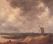 GOYEN, Jan van Windmill by a River fg Germany oil painting reproduction
